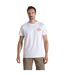 Mens lucent sunset short-sleeved t-shirt optic white Craghoppers-1