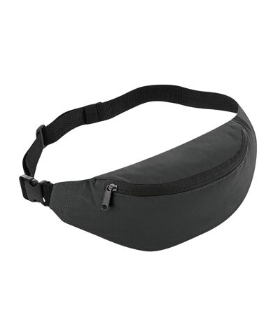 Bagbase Reflective Waist Bag (Black) (One Size) - UTPC6181