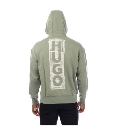 Sweat À Capuche Diushi Homme Vert Hugo Boss