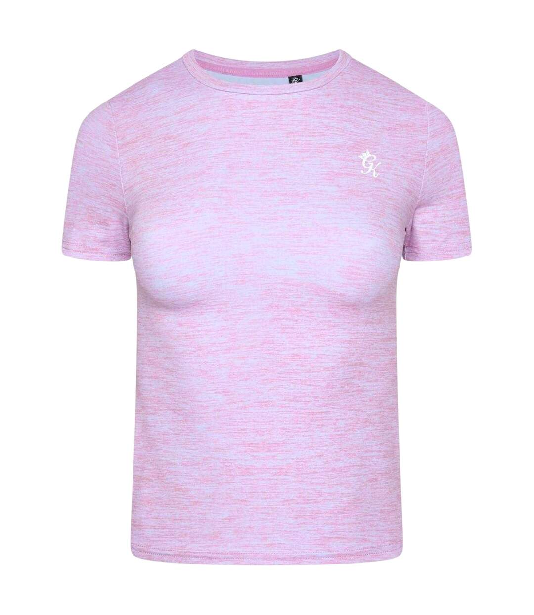 Womens/ladies 365 Crew Neck Regular T-shirt Pink Gym King-2