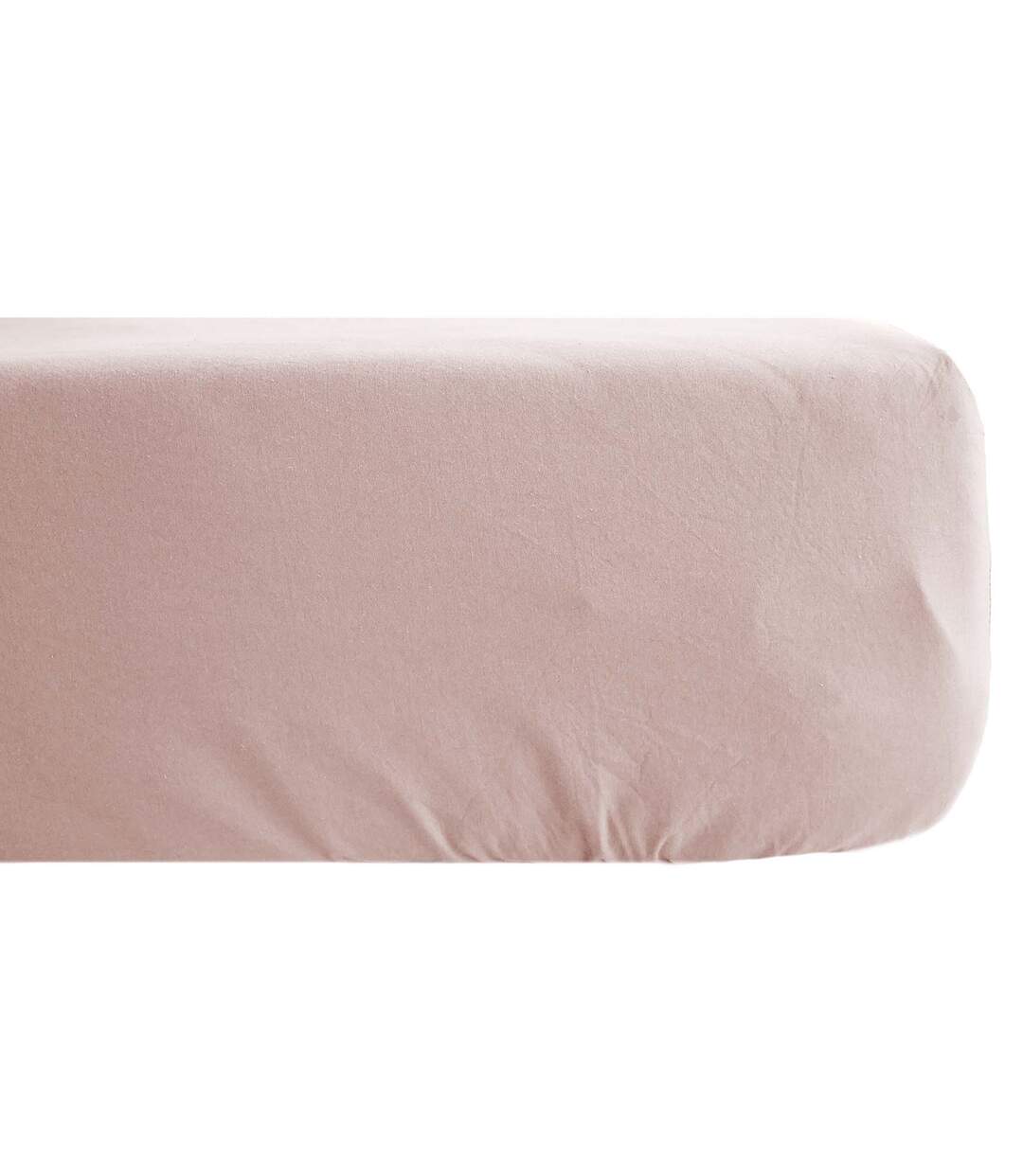 Drap housse SONATE lin lavé froissé-4