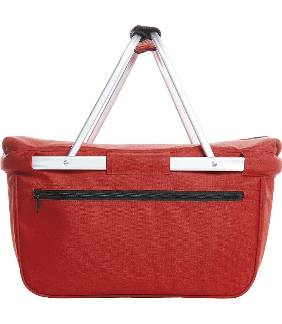 Panier pliable cabas courses - 1815015 - rouge-1