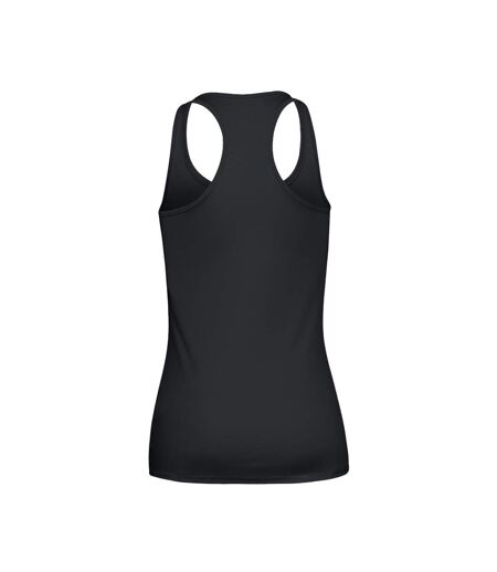 Womens/ladies Active 140 Tank Top Black Opal Stedman