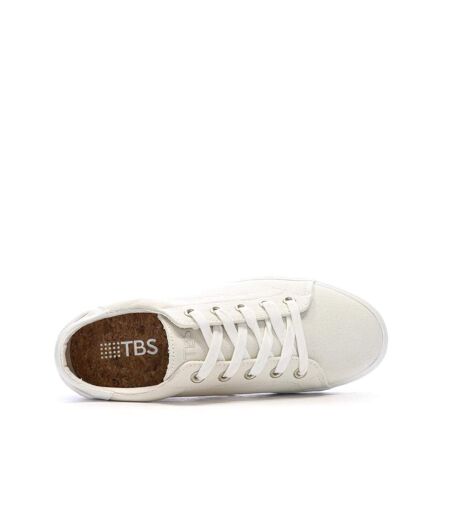 Baskets beige femme tbs lanzara