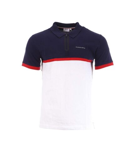 Polo Marine/Blanc Homme Hungaria Pacaya - L