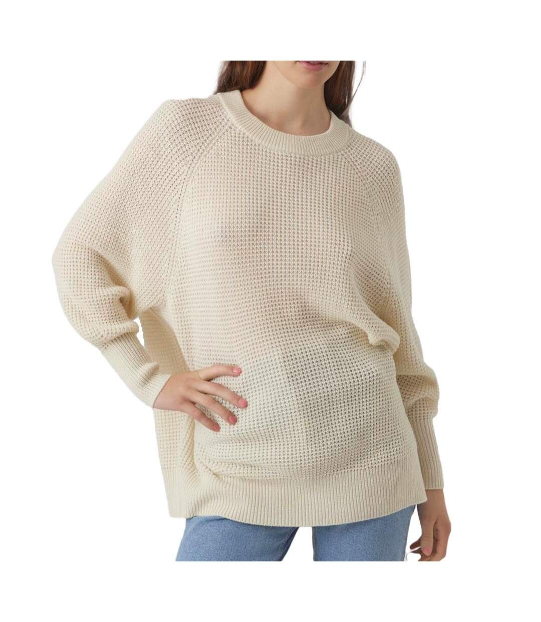 Pull Blanc Femme Vero Moda Leanna - S