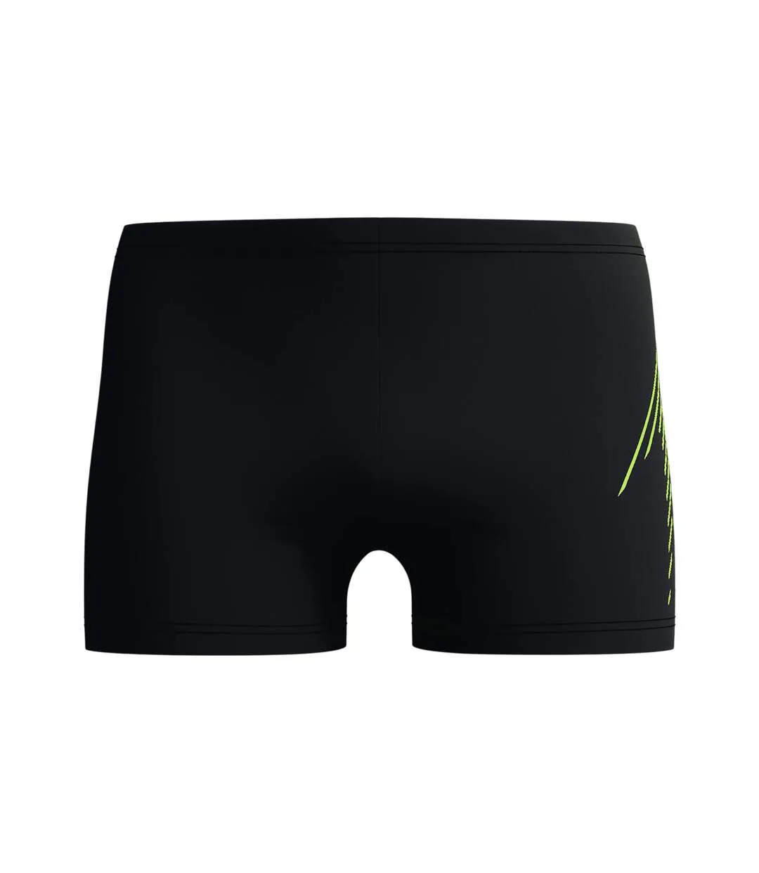 Mens Hyperboom Placement Swim Shorts Black Yellow Speedo-2