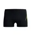 Mens Hyperboom Placement Swim Shorts Black Yellow Speedo-2