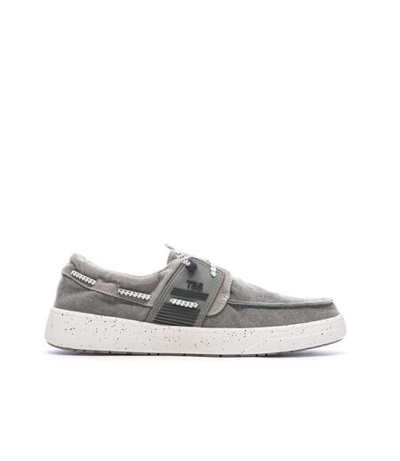 Chaussures bateau gris homme tbs bateau canvas