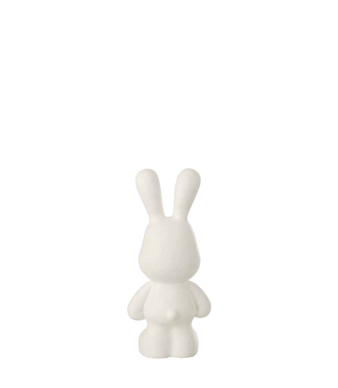 Statuette Lapin en Résine Eddy 36cm Blanc-3