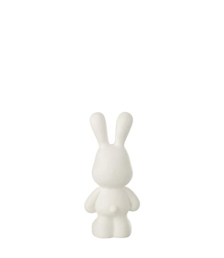 Statuette Lapin en Résine Eddy 36cm Blanc