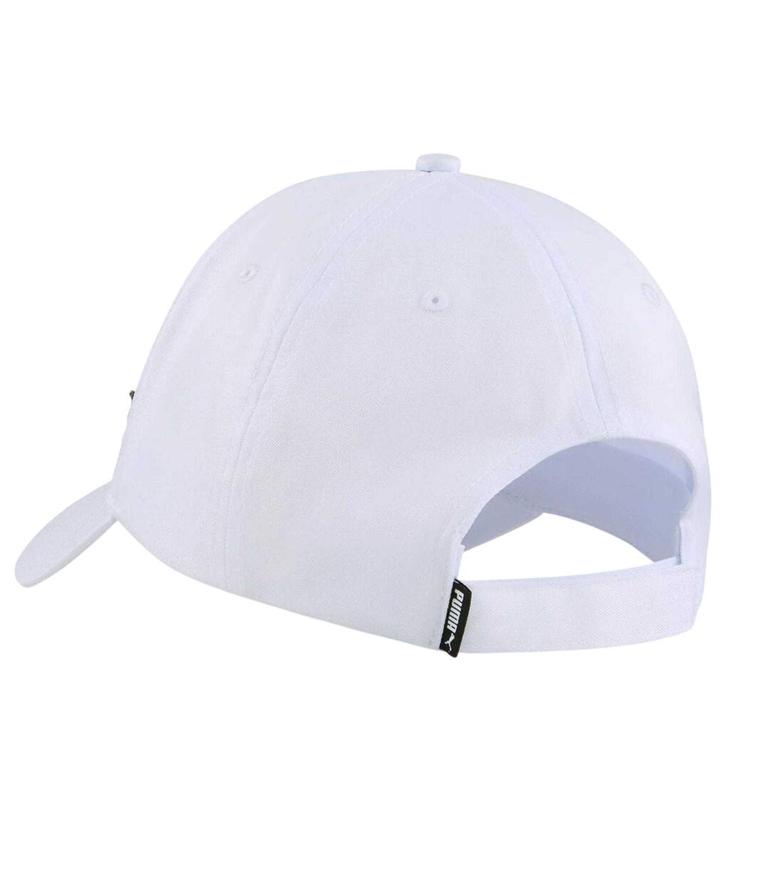 Mens Essential Metal Logo Baseball Cap  White Puma-3