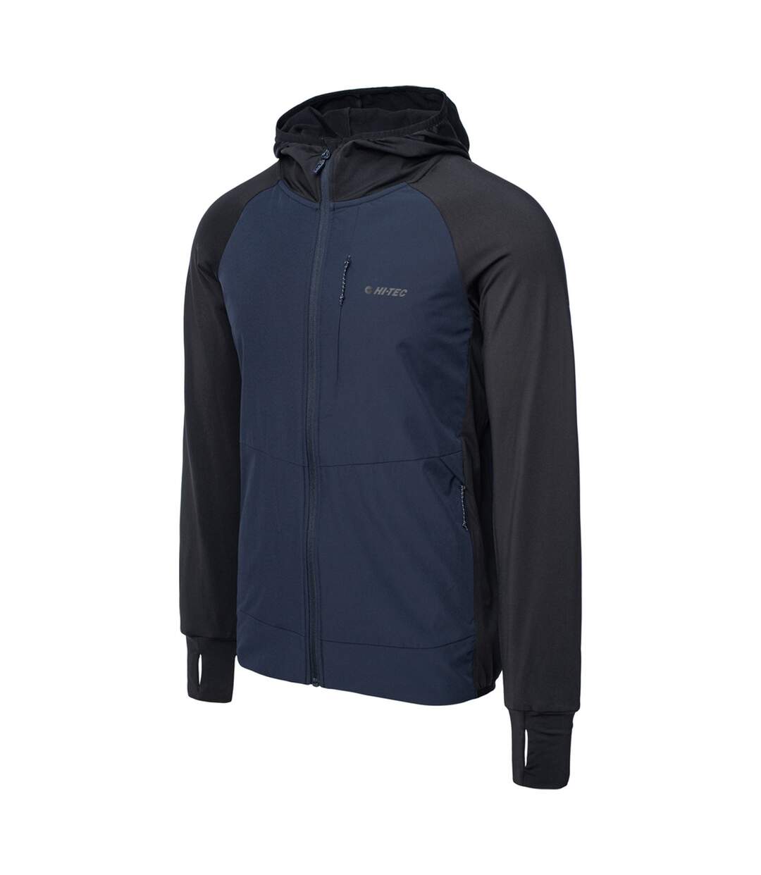 Sweat À Capuche Jorse Homme Bleu Foncé Noir Hi-Tec-4