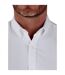 Chemise à manches longues oxford classic pour hommes blanc Raging Bull