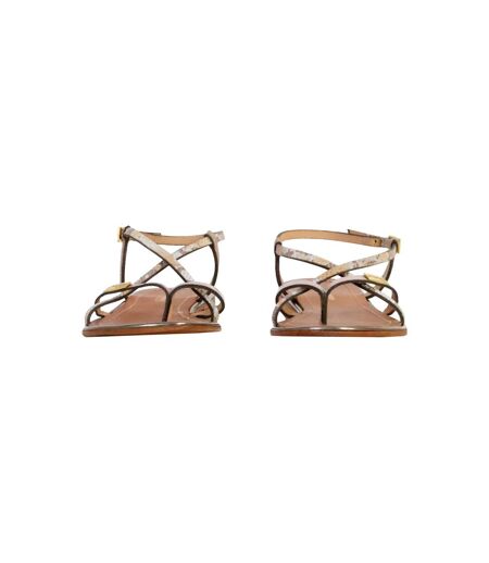 Sandale Plate Cuir Les Tropeziennes Monaco