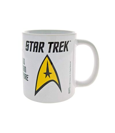 Star Trek To Boldly Go Mug (White/Black/Yellow) (One Size) - UTPM1789