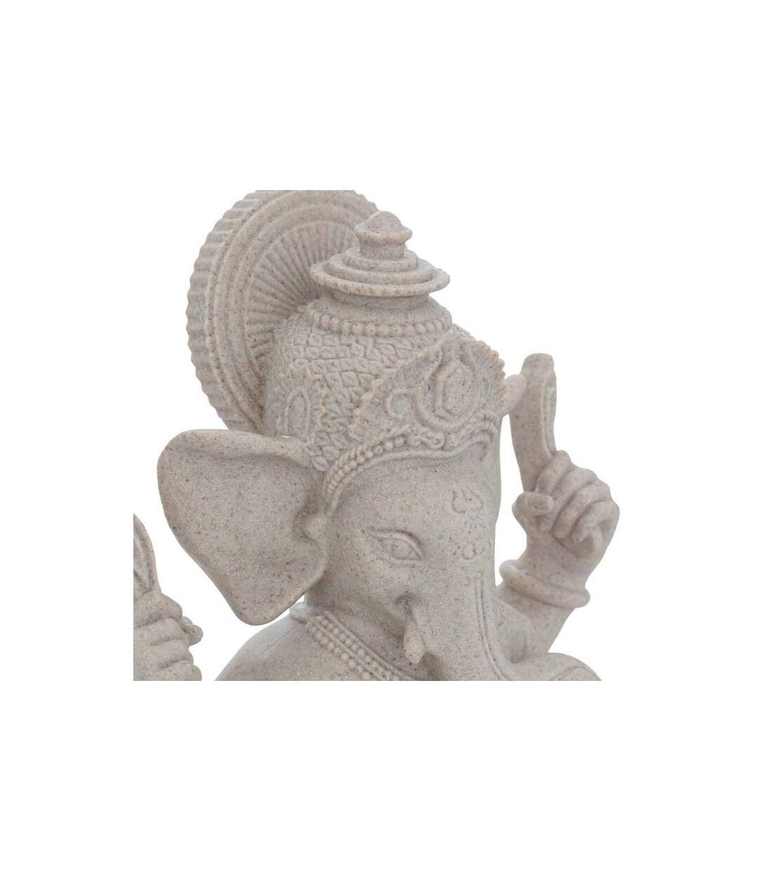 Statuette Déco Ganesh Chaya 25cm Beige-2