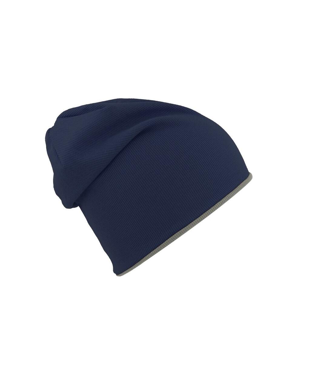 Bonnet réversible en jersey extreme mixte bleu marine / gris Atlantis-2