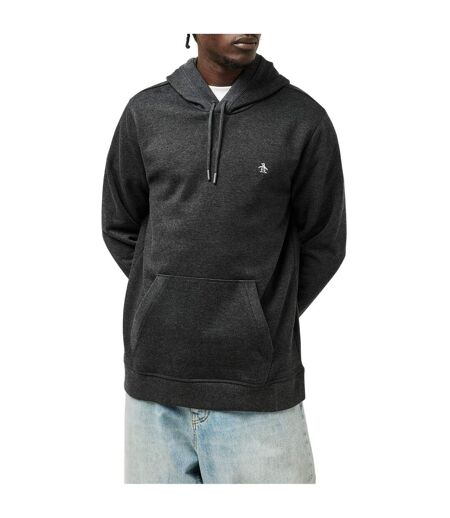 Mens Hooded Regular Hoodie Dark Charcoal Original Penguin