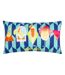 Happy hour abstract outdoor cushion cover 50cm x 30cm blue Furn