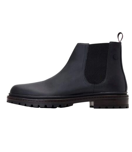 Bottines Chelsea Walsh Homme Noir Base London