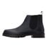 Bottines Chelsea Walsh Homme Noir Base London-4