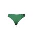 Womens/ladies Ribbed Bikini Bottoms Green Puma-2