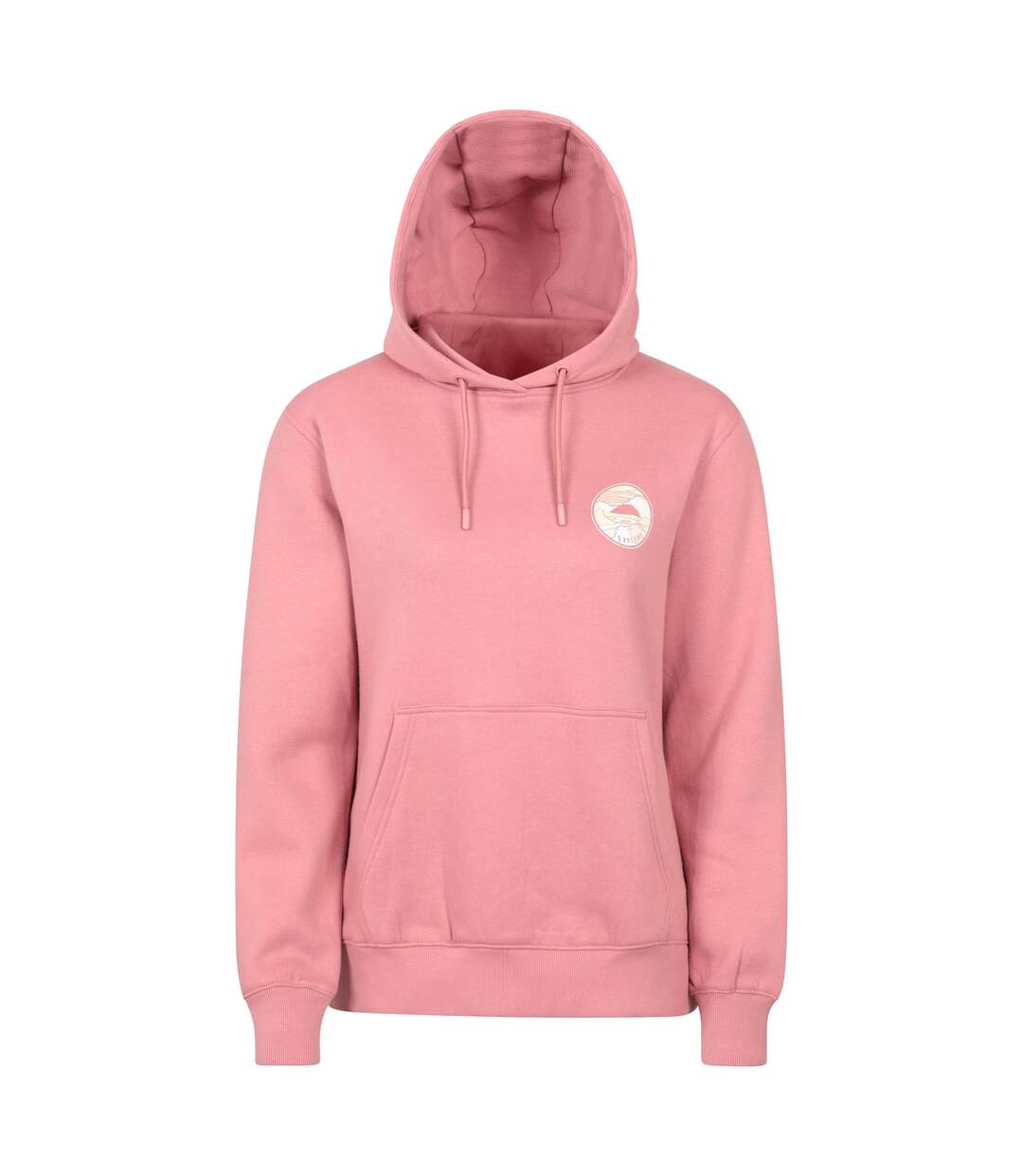 Womens/ladies Landscape Regular Hoodie Pale Pink Mountain Warehouse-1