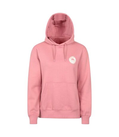 Womens/ladies Landscape Regular Hoodie Pale Pink Mountain Warehouse