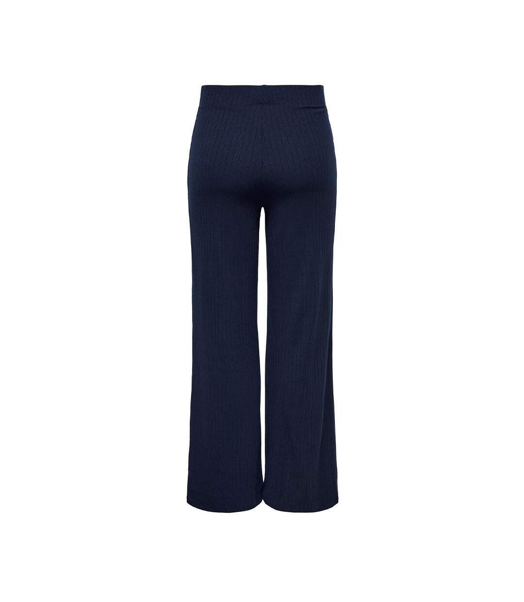 Pantalon fluide bleu femme only polina-2