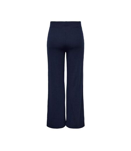 Pantalon fluide bleu femme only polina