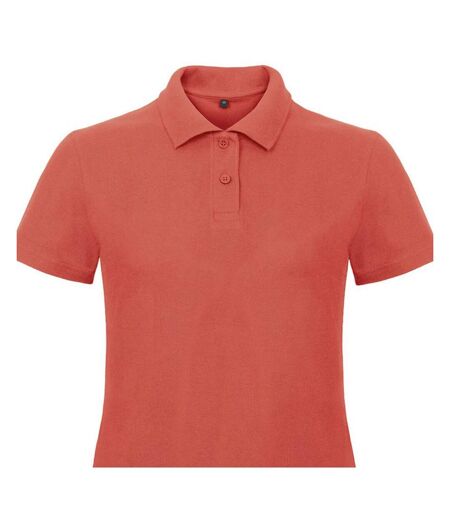 Polo Id.001 Femme Corail Pixel B&C