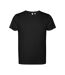 T-shirt Manches Courtes Estoril Homme Noir Uni Roly-1