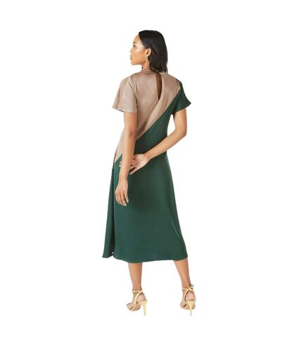 Robe mi-longue femme vert Principles