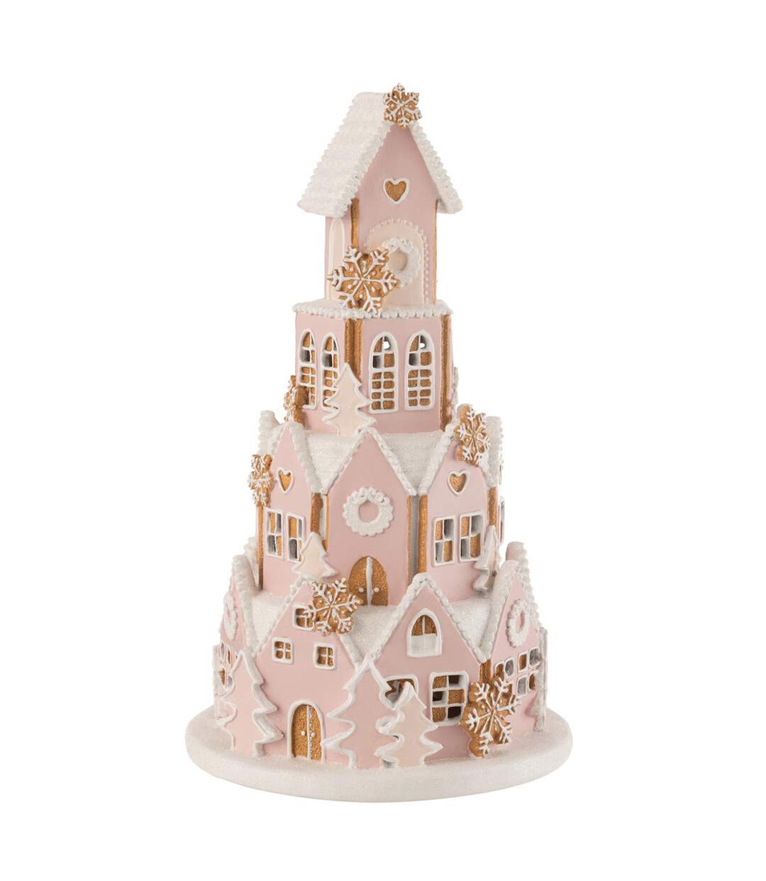 Maison Pain d'Épice Déco Rosie 42cm Rose-1