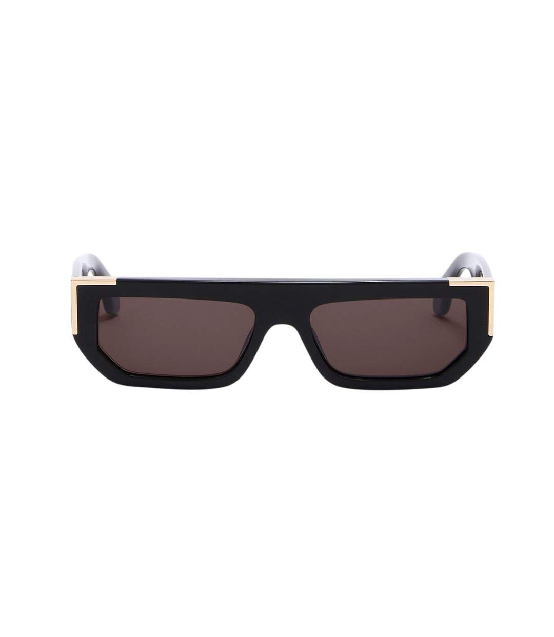 Lunettes De Soleil Motif/style Détail Doré Homme Taille Unique Noir Gris Foncé Palm Angels-2
