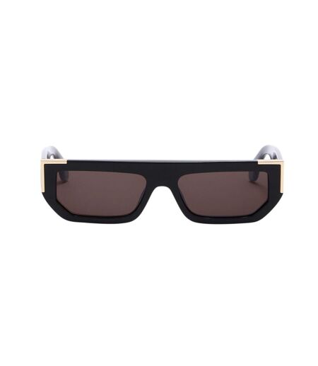 Lunettes De Soleil Motif/style Détail Doré Homme Taille Unique Noir Gris Foncé Palm Angels