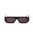 Lunettes De Soleil Motif/style Détail Doré Homme Taille Unique Noir Gris Foncé Palm Angels-2