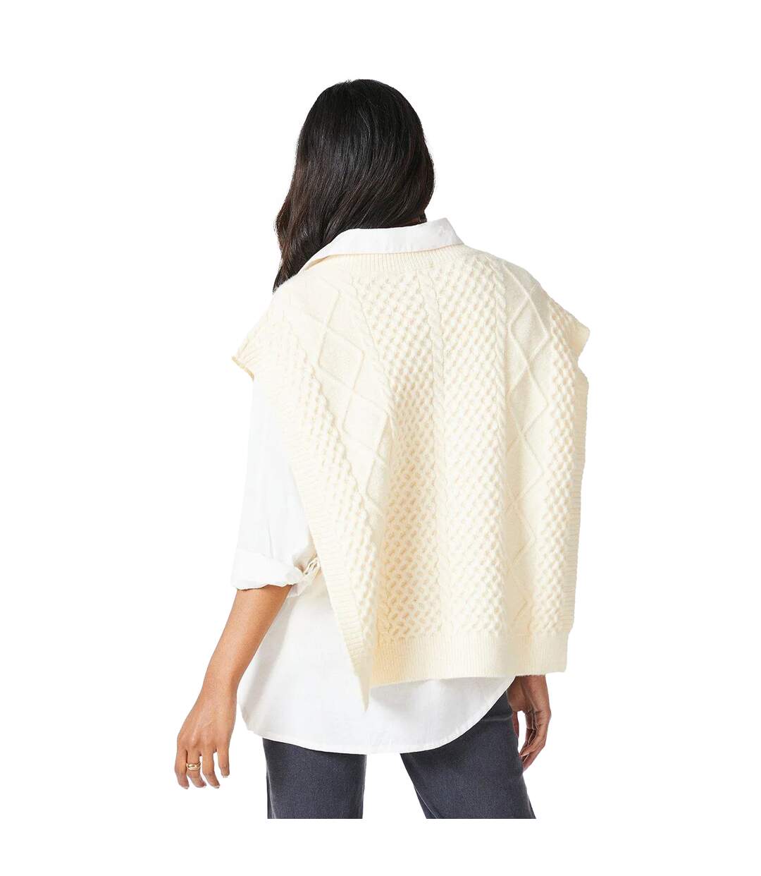 Tabard femme blanc cassé Principles-2