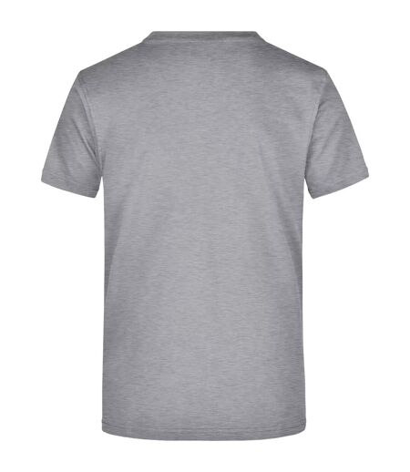 T-shirt Adulte Gris Chiné James And Nicholson