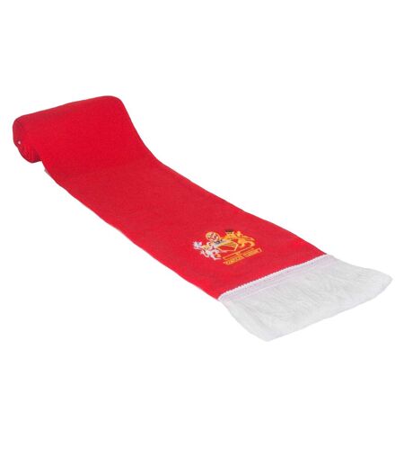 Écharpe Supporter Motif/style Emblème Manchester Taille Unique Rouge Fan Originals