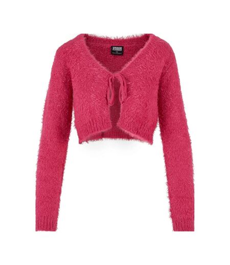 Cardigan Motif/style Court Femme Rose Vif Urban Classics