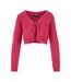 Cardigan Motif/style Court Femme Rose Vif Urban Classics-1
