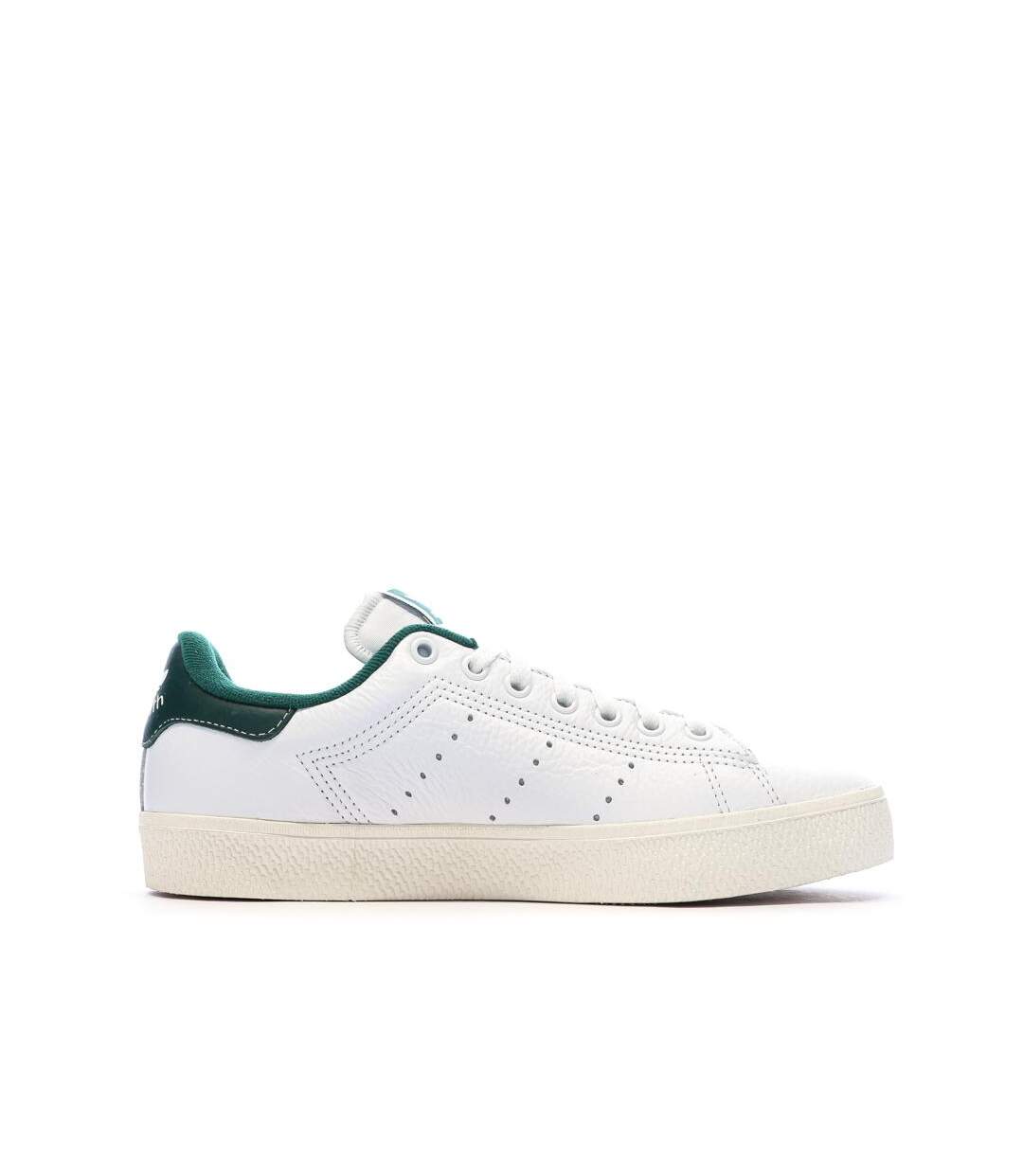 Baskets blanches/vertes homme adidas stan smith-2