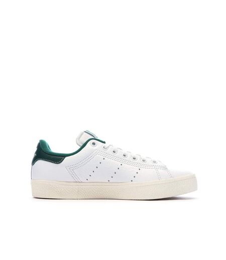 Baskets blanches/vertes homme adidas stan smith