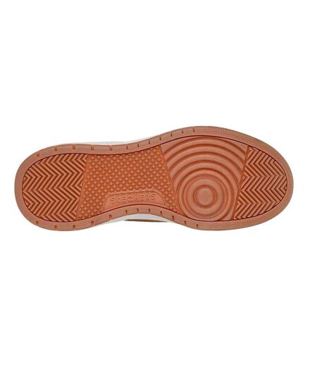 Baskets Homme Marron Clair Blanc Skechers