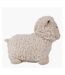 Shearling sheep doorstop 16cm x 23cm x 27cm white Paoletti