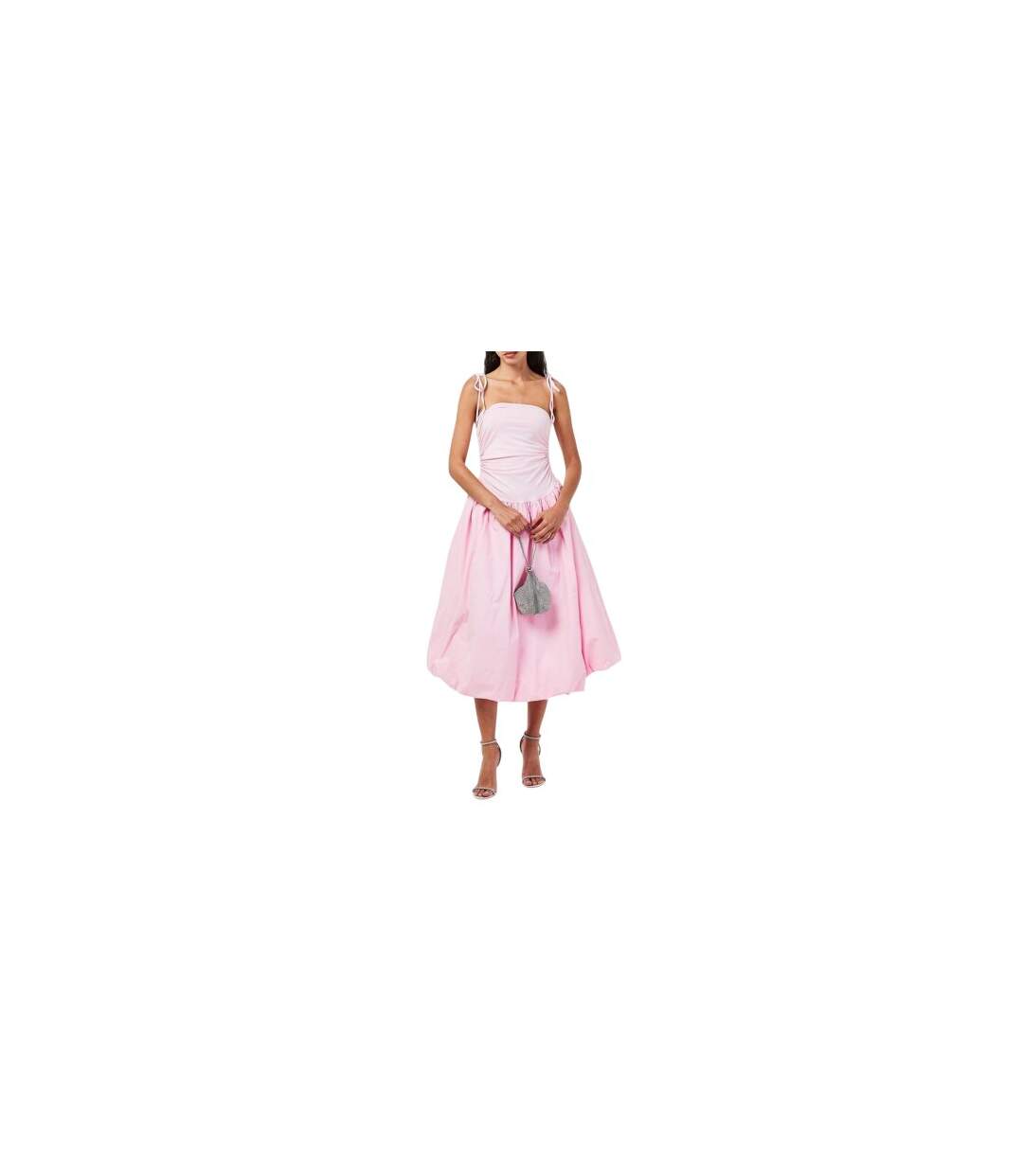 Robe Mi-longue Alexa Femme Rose Clair AmyLynn-1