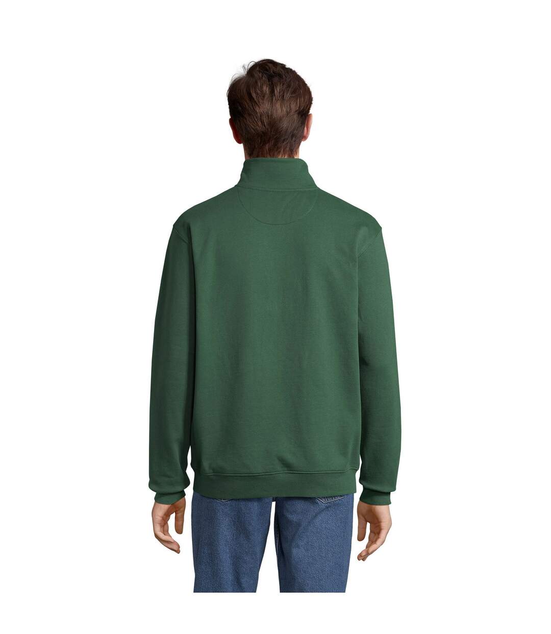 Sweat Conrad Adulte Vert Bouteille SOLS-2