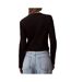 T-Shirt manches longues noir femme calvin klein jeans baby-2